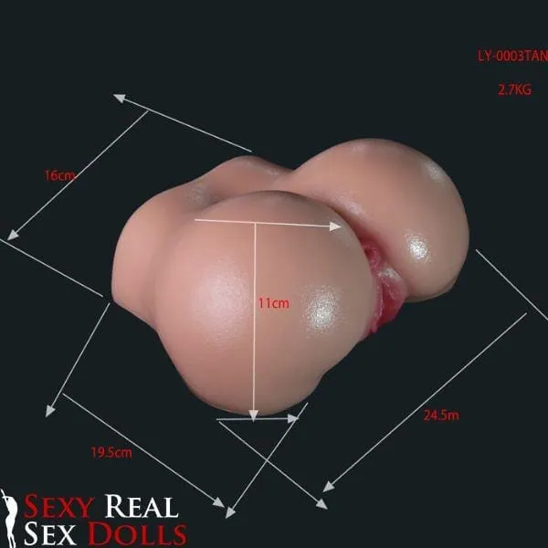 11cm 43 Round Butt with Plump Butt Hole Masturbator Model LY0003 6Ye Dolls Male Sex Toys