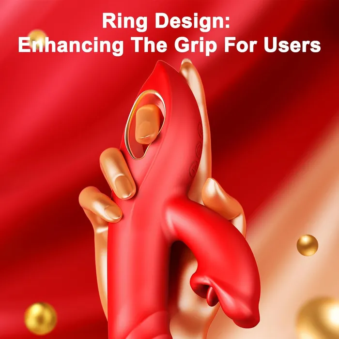 4 IN 1 G Spot Vibrators Tongue Clitoral Stimulator Thrusting Dildo Lurevibe Female Sex Toys 4 IN 1 G Spot Vibrators Tongue Clitoral Stimulator Thrusting Dildo Lurevibe Female Sex Toys