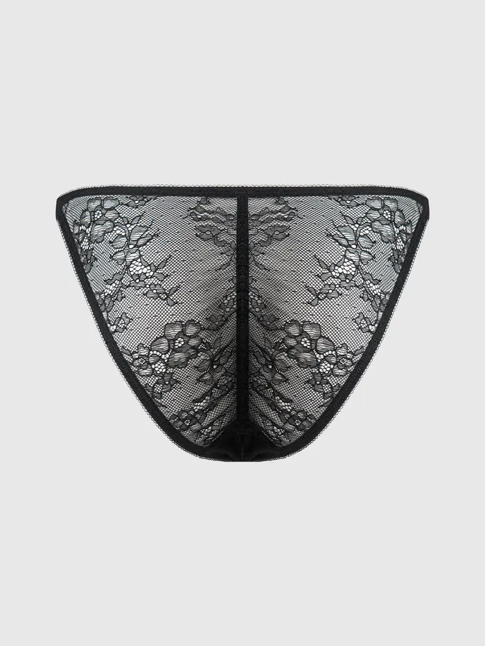 Couples Fredericks Of Hollywood Luella Lace Crotchless Bikini