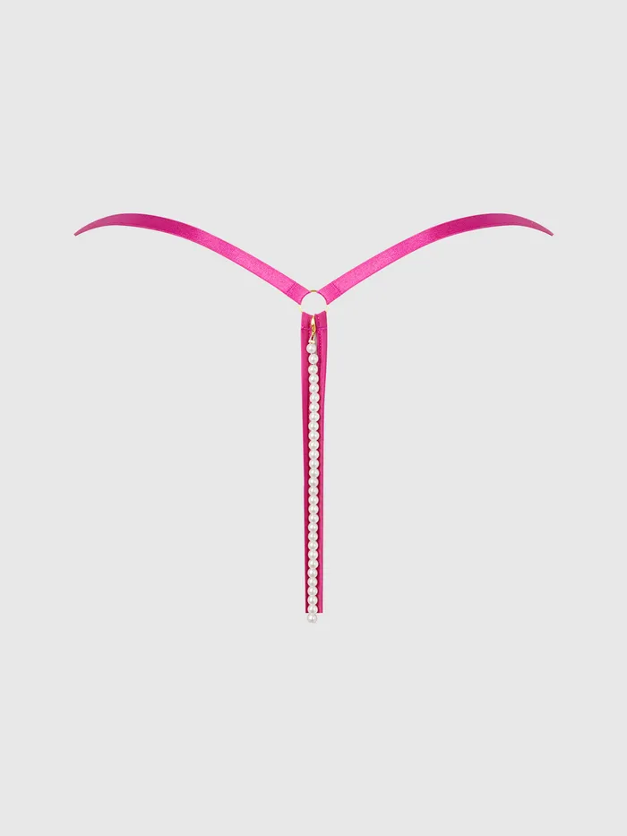 Couples Fredericks Of Hollywood Venus Lace Crotchless Pearl GString Couples Fredericks Of Hollywood Venus Lace Crotchless Pearl GString