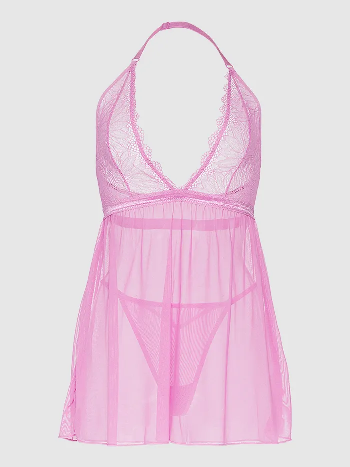 Couples Fredericks Of Hollywood Saffron Floral Lace Babydoll