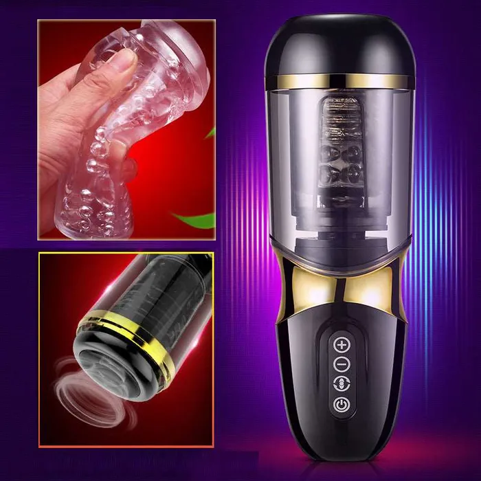 Dildos Lurevibe Lurevibe 6 Thrusting Suction Cup Masturbation