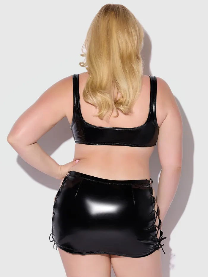 Female Sex Toys Fredericks Of Hollywood Phoenix Patent Grommet Bralette Mini Skirt GString Female Sex Toys Fredericks Of Hollywood Phoenix Patent Grommet Bralette Mini Skirt GString