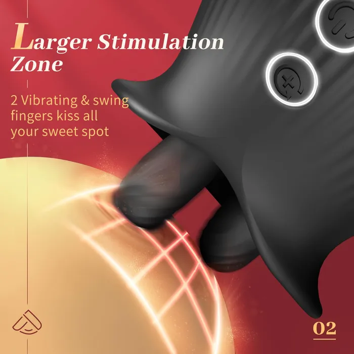 Female Sex Toys Lurevibe Rose Romeo 3in1 Rose Sex Toy with 2 Suction Cups Adult Toys Female Clitoral Nipple Vibrators with 10 Licking Sucking Vibrating Lurevibe