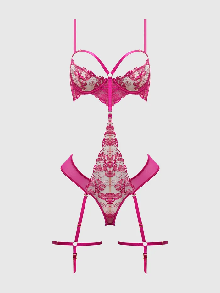 Fredericks Of Hollywood Couples Venus Lace Strappy Thigh Gartered Teddy Fredericks Of Hollywood Couples Venus Lace Strappy Thigh Gartered Teddy