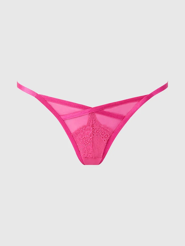 Fredericks Of Hollywood Aria Stretch Lace GString Couples Fredericks Of Hollywood Aria Stretch Lace GString Couples