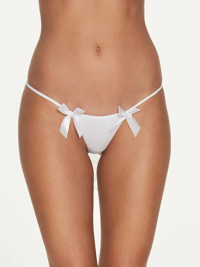 Fredericks of Hollywood Feel My Love Bridal Open Back Hipster Vibrators Fredericks of Hollywood Feel My Love Bridal Open Back Hipster Vibrators