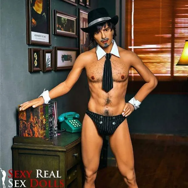 IronTech Male Sex Toys 175cm 5ft9 Sexy Bartender Male Sex Doll Khieno