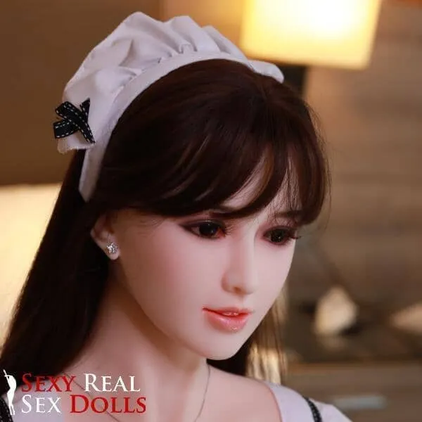 JY Male Sex Toys 157cm 5ft2 Big Chest Asian Maid Sex Doll Charlotte