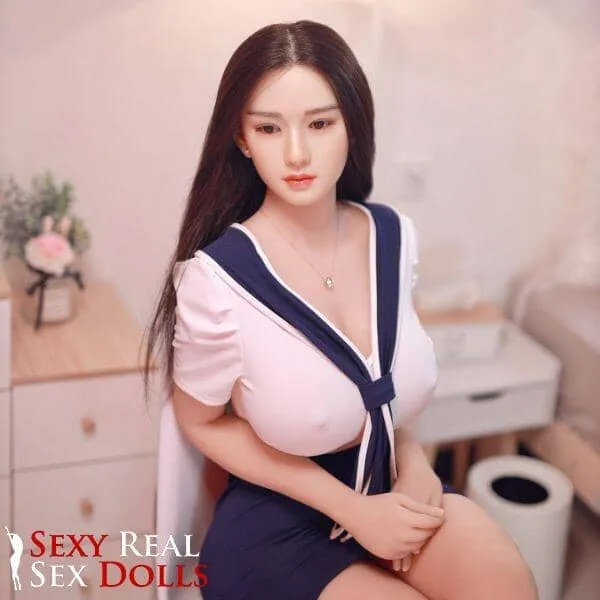JY Male Sex Toys 164cm 5ft4 Silicone Head with Implanted Hair Role Playing Wifey Love Doll Sareena