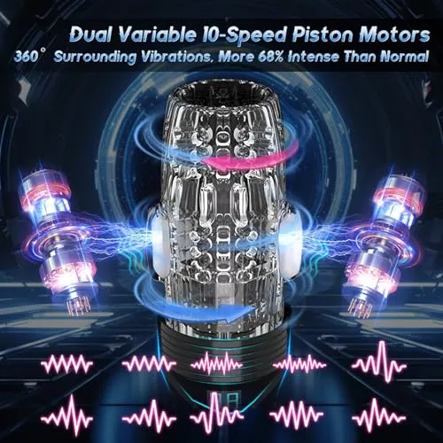 lurevibe Female Sex Toys Gawk Gawk 5000 Pro 5 Thrusting 5 Rotating 10 Vibrating Modes
