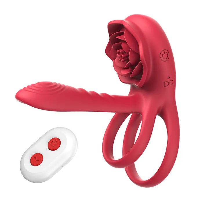 Lurevibe Male Sex Toys Lurevibe Rose Cock Ring Vibrator Clit Stimulator Couple Toy Upgraded Version Lurevibe Male Sex Toys Lurevibe Rose Cock Ring Vibrator Clit Stimulator Couple Toy Upgraded Version