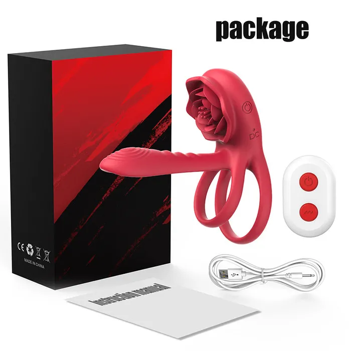 Lurevibe Male Sex Toys Lurevibe Rose Cock Ring Vibrator Clit Stimulator Couple Toy Upgraded Version Lurevibe Male Sex Toys Lurevibe Rose Cock Ring Vibrator Clit Stimulator Couple Toy Upgraded Version