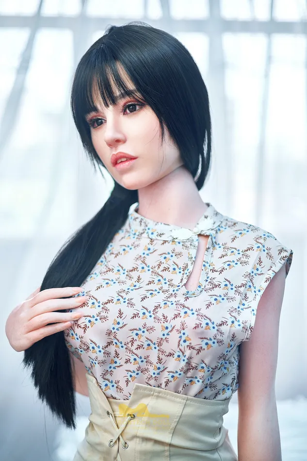 Male Sex Toys IronTech DOLL Angelia 2021 New Implant Hair Full Silicone Love Doll Sex Normal Breasts 161cm