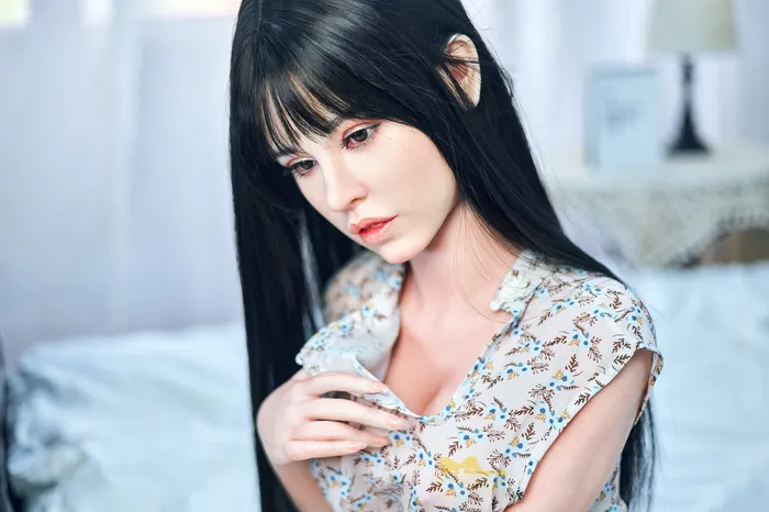 Male Sex Toys IronTech DOLL Angelia 2021 New Implant Hair Full Silicone Love Doll Sex Normal Breasts 161cm