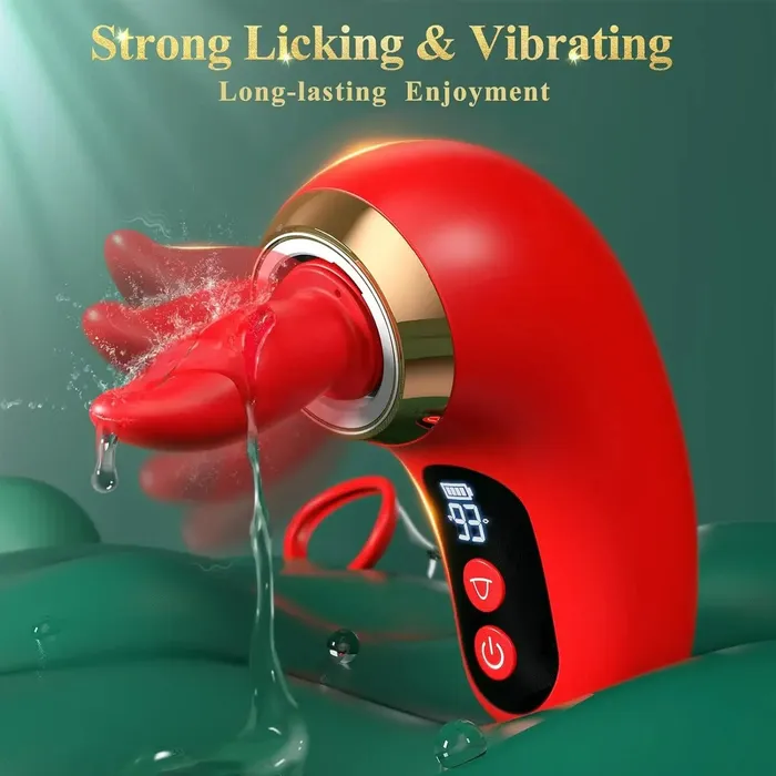 Nipples Clitoris Licker Tongue Vibrator Removable Cup Vagina Sucking Massager Lurevibe Female Sex Toys