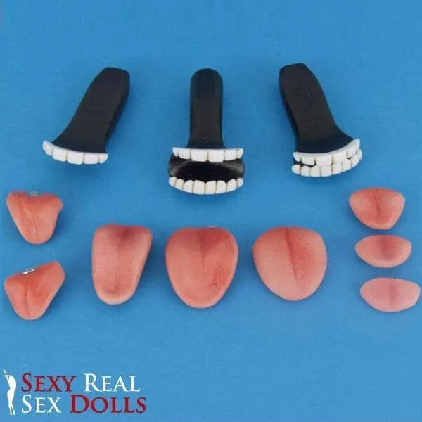 Sexy Real Sex Dolls Couples Teeth and Tongue Kit Not for Oral Sex