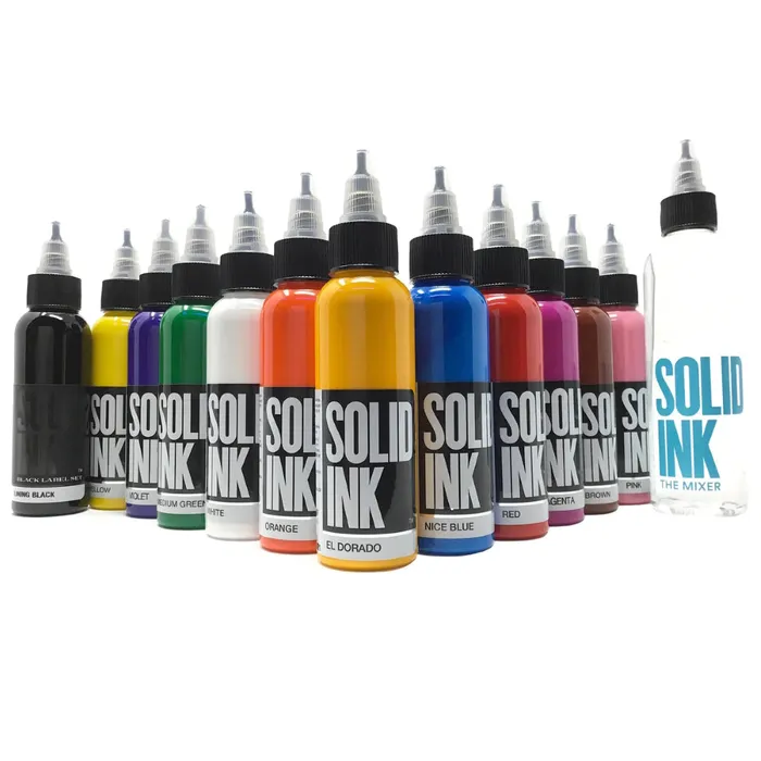 12 Color Spectrum Set Solid Ink 1oz Bottles Solid Ink Female Sex Toys