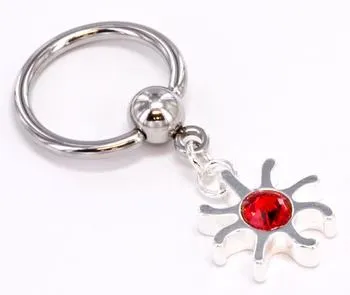 14g Solar Flare Captive Ring Painful Pleasures Male Sex Toys