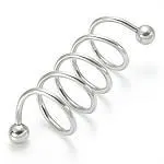 16g 4 Loop Twister Painful Pleasures Vibrators