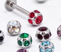 18g16g Disco Jewel Steel Ball Price Per 1 Painful Pleasures Male Sex Toys