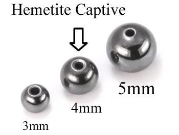 4mm Hematite Replacement Captive Bead Ball For Captive Rings Price per 1 Painful Pleasures Male Sex Toys 4mm Hematite Replacement Captive Bead Ball For Captive Rings Price per 1 Painful Pleasures Male Sex Toys