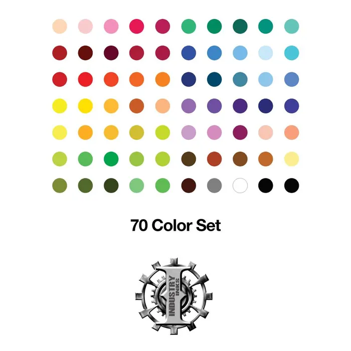 70 Color Set Industry Inks Pick Size Industry Inks Male Sex Toys