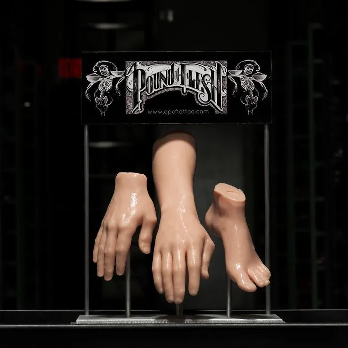 A Pound of Flesh Custom Steel Display for A Pound of Flesh Synthetic Practice Body Parts Dildos A Pound of Flesh Custom Steel Display for A Pound of Flesh Synthetic Practice Body Parts Dildos