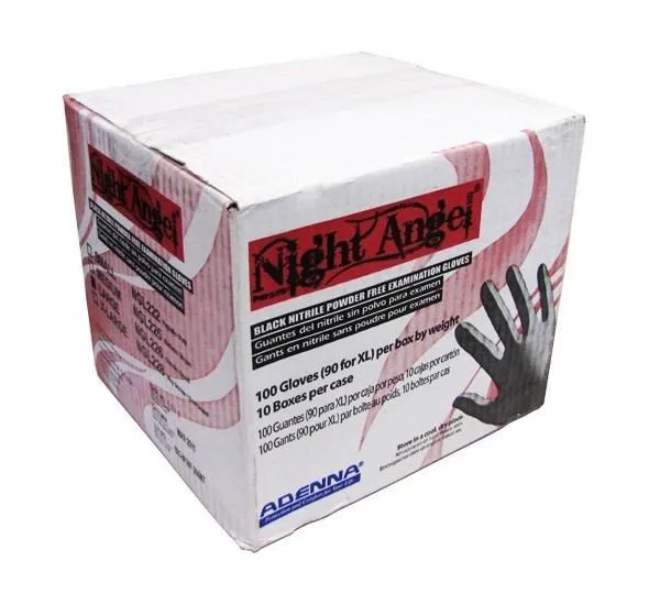 Adenna Anal Night Angel Black Disposable Nitrile Gloves Price Per Box