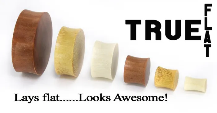 Anal Elementals Organics Darker Shade of Crocodile Wood Solid Plugs 12mm 51mm Price Per 1