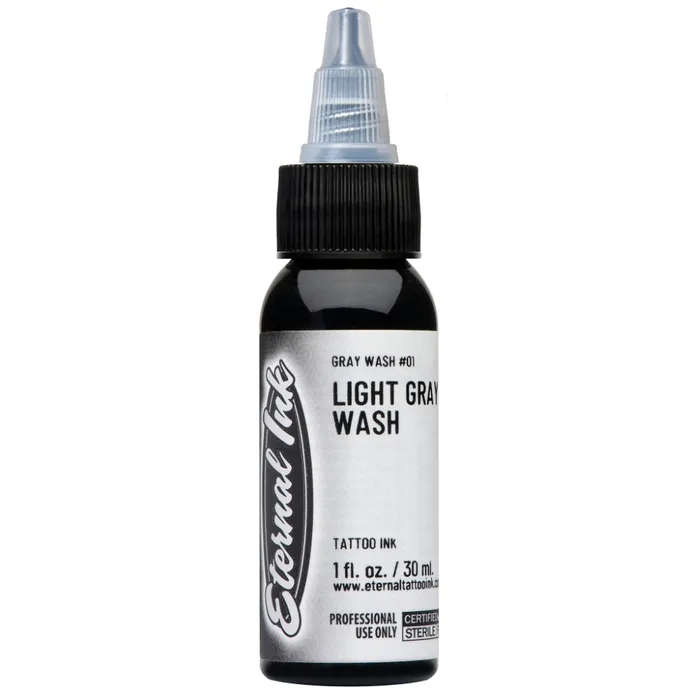 Anal Eternal Gray Wash Set of 5 Pick Size Eternal Tattoo Ink