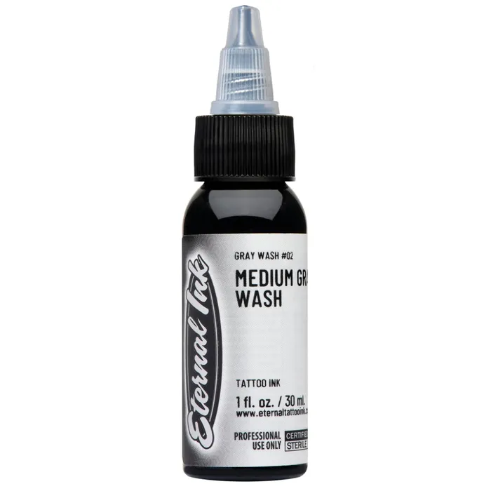 Anal Eternal Gray Wash Set of 5 Pick Size Eternal Tattoo Ink