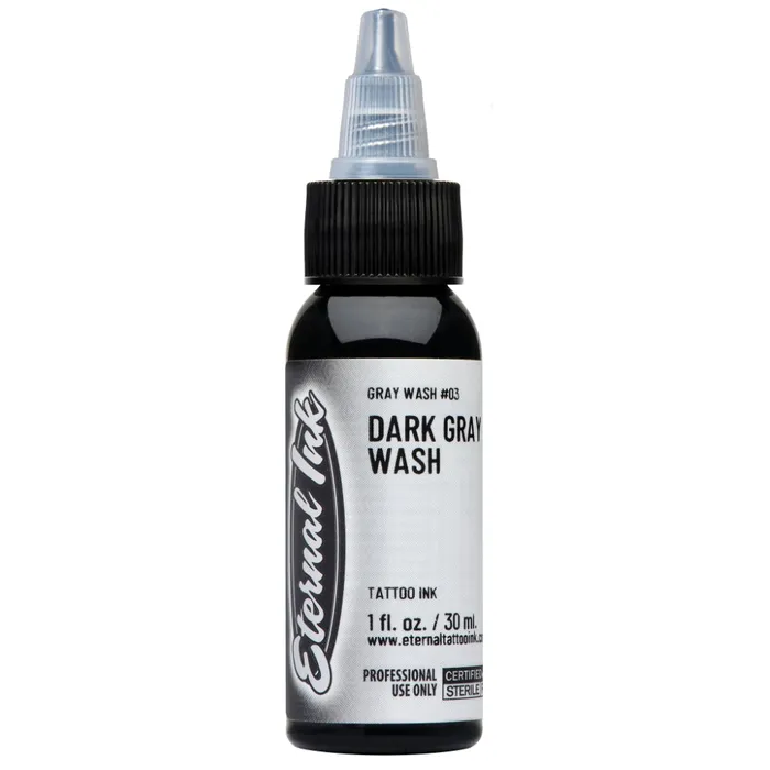Anal Eternal Gray Wash Set of 5 Pick Size Eternal Tattoo Ink