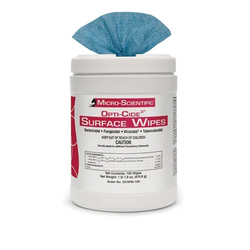 Anal OptiCide OptiCide3 Disinfectant Wipes Bottle of 100