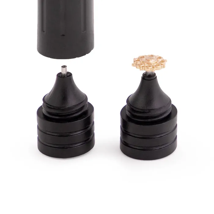 Anal Painful Pleasures Internal 12mm Black Plastic Magnetic Body Jewelry Holder Price Per 1