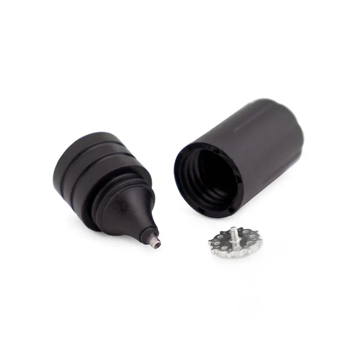 Anal Painful Pleasures Internal 12mm Black Plastic Magnetic Body Jewelry Holder Price Per 1