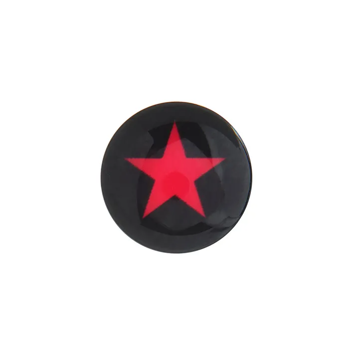 Anal Painful Pleasures RED STAR FAKE PLUG Big Gauge Illusion Piercing Price Per 1 Anal Painful Pleasures RED STAR FAKE PLUG Big Gauge Illusion Piercing Price Per 1