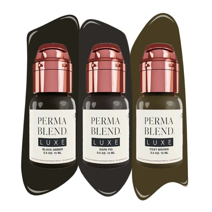 Anal Perma Blend Cool Brows Mini Set Perma Blend Luxe 3 12oz Bottles