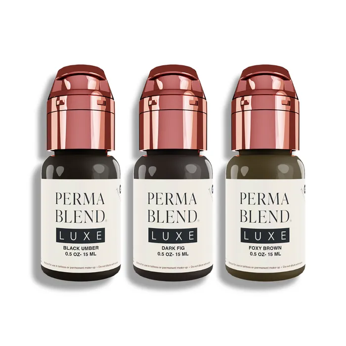 Anal Perma Blend Cool Brows Mini Set Perma Blend Luxe 3 12oz Bottles
