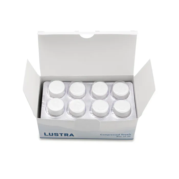 Anal Recovery Lustra Compressed Towels Box of 32 Recovery