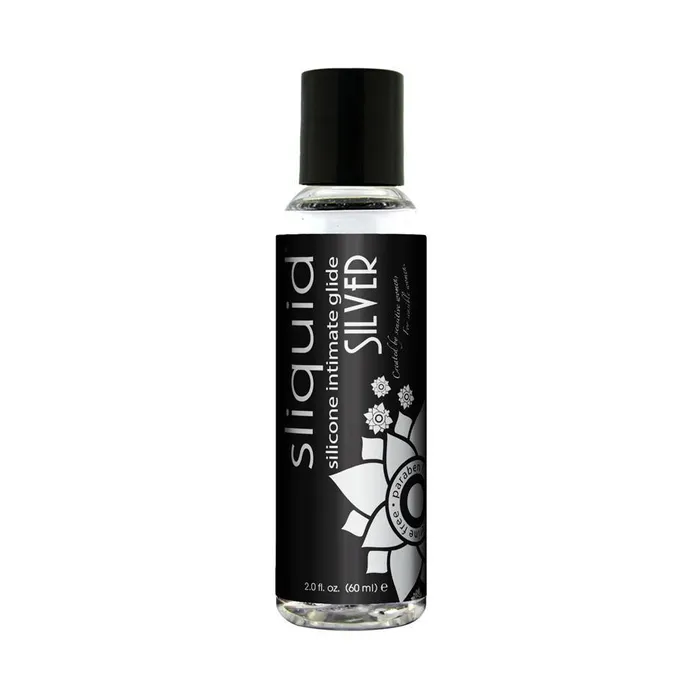 Anal Sliquid Naturals Silver SiliconeBased Intimate Lubricants Sliquid LLC