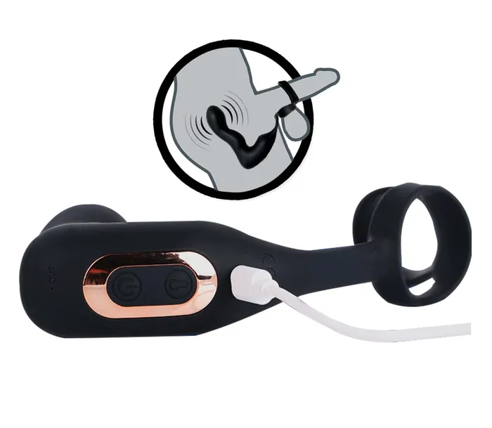 Atomic Inflatable PSpot Vibe Black Novelties By Nasswalk Inc Vibrators