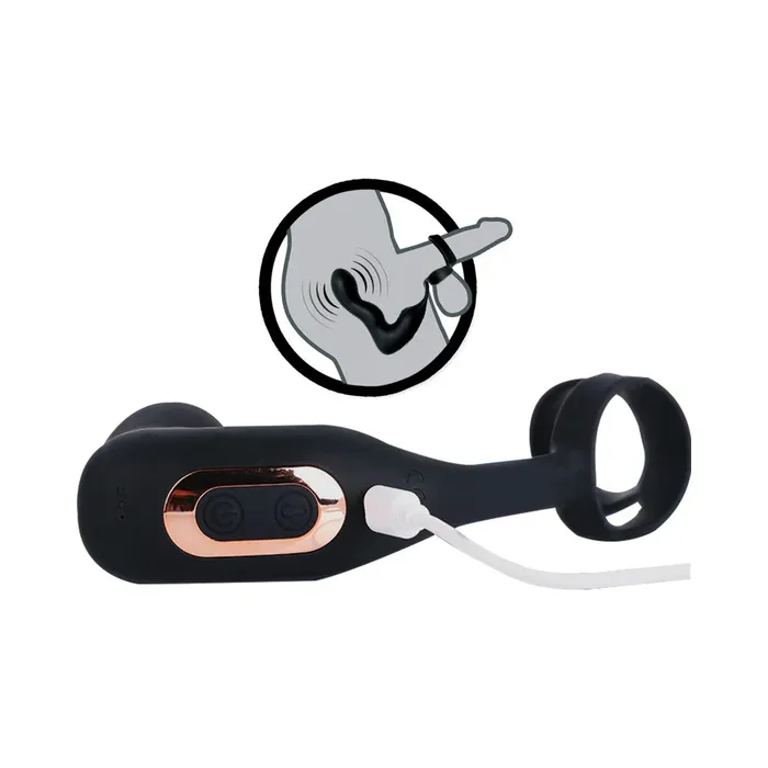 Atomic Inflatable Vibrating PSpot Plug Nasstoys Male Sex Toys