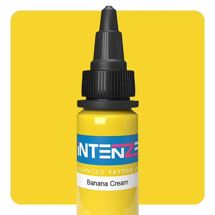 Banana Cream Intenze Tattoo Ink Pick Size Intenze Male Sex Toys