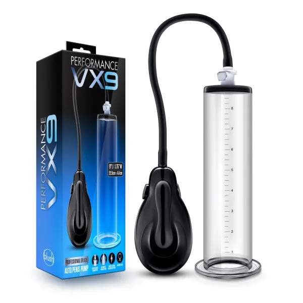 Blush Male Sex Toys Performance VX9 Vacuum Penis Pump