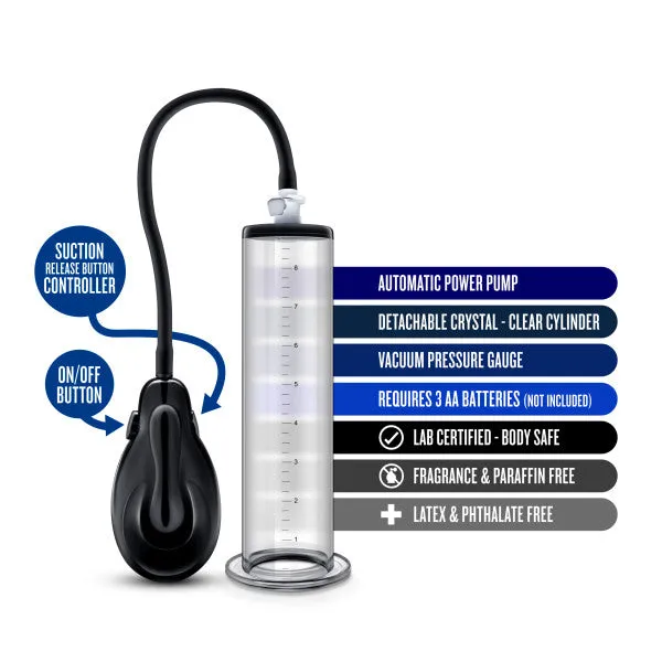 Blush Male Sex Toys Performance VX9 Vacuum Penis Pump