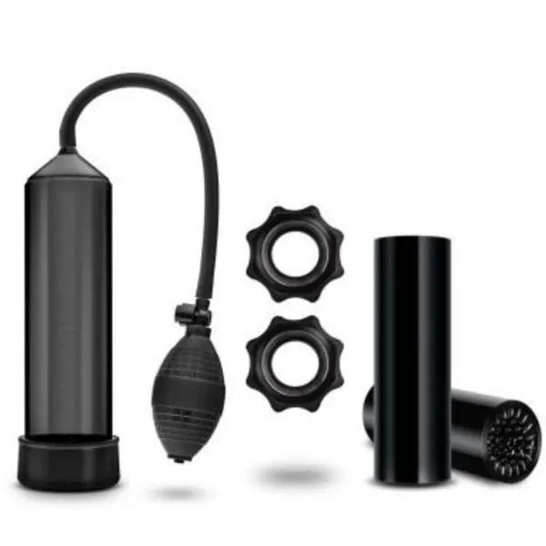 Blush Male Sex Toys Quickie Kit Thick Cock Penis Pump Stroker Rings