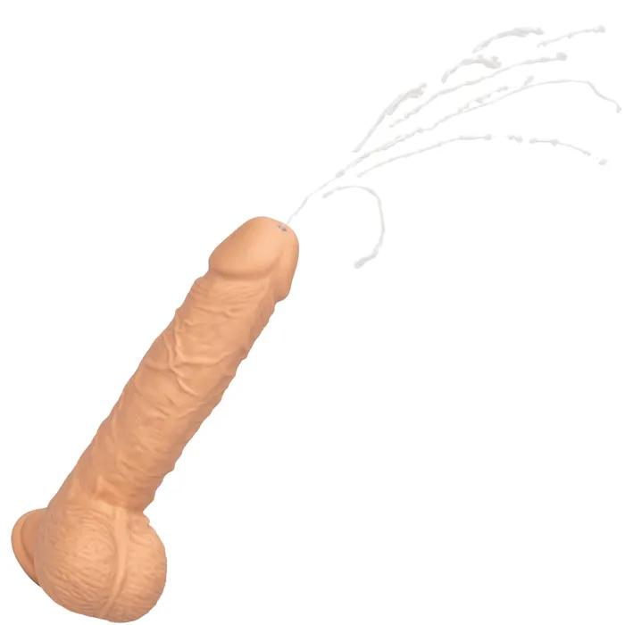CalExotics Female Sex Toys Fuck Stick Squirting Vibrating Silicone Suction Cup Dildo Vanilla