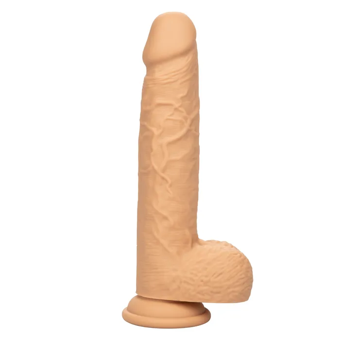 CalExotics Female Sex Toys Fuck Stick Squirting Vibrating Silicone Suction Cup Dildo Vanilla