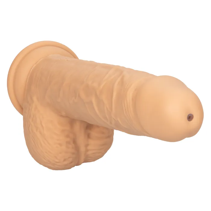 CalExotics Female Sex Toys Fuck Stick Squirting Vibrating Silicone Suction Cup Dildo Vanilla